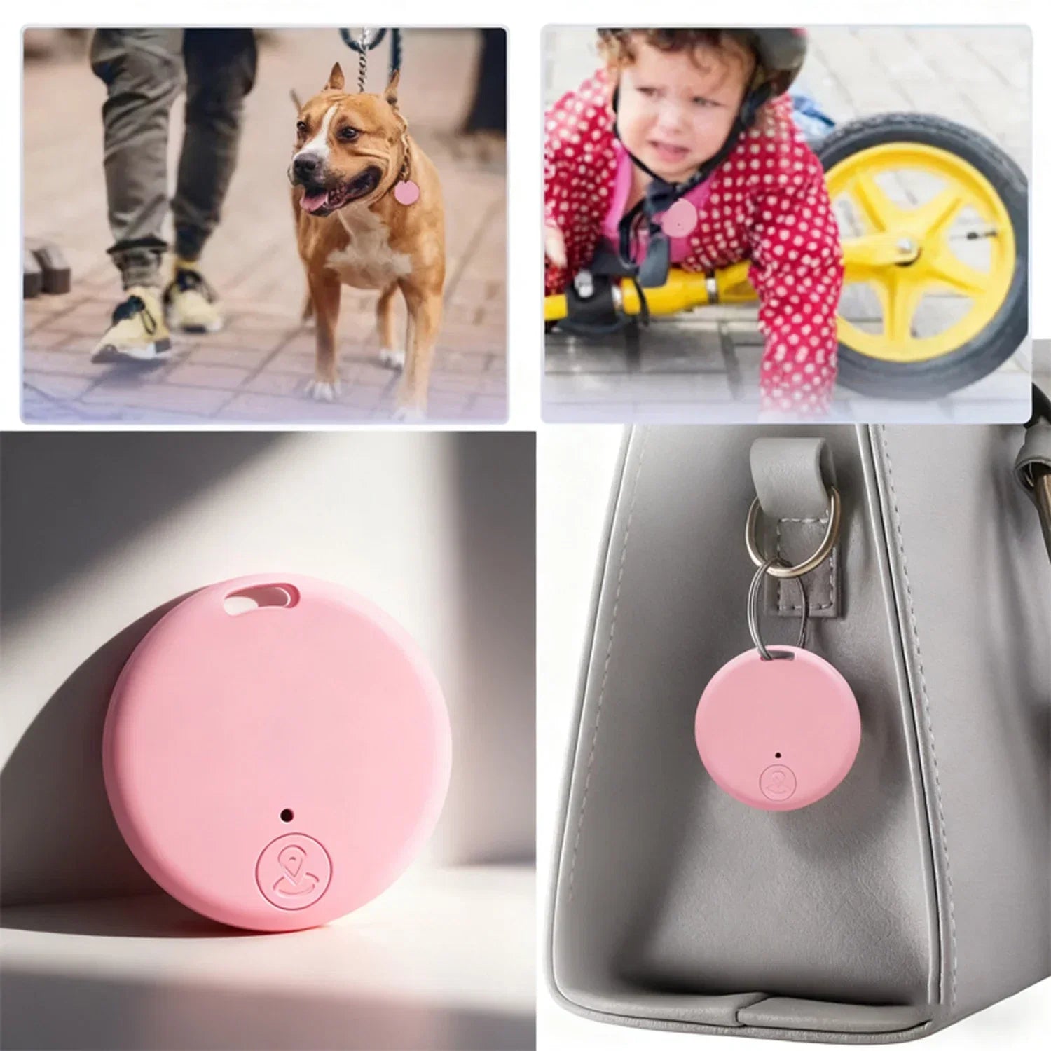 Mini GPS Bluetooth 5.0 Tracker — Anti-Lost Smart Finder for Pets, Keys & Bags